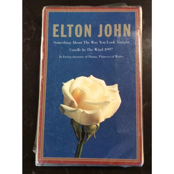 ELTON JOHN PRINCESS DIANA MEMORIAL CANDLE IN THE WIND 1997 UK CASSETTE TAPE New - Picture 1 of 2